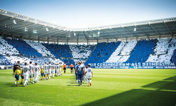 Karsruher SC Stadion Einlauf